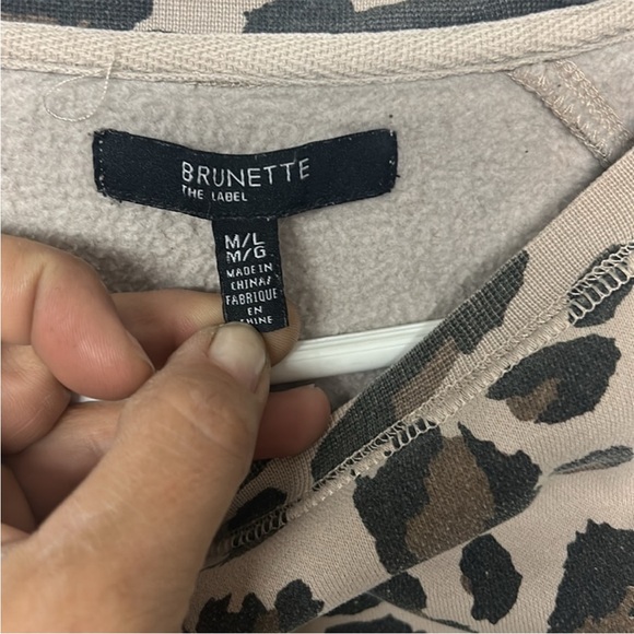 Brunette the Label Cheetah Print Sweater - Picture 5 of 5